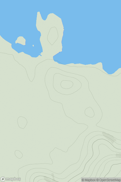 Thumbnail image for Tom Liath [Sunart and Ardgour] showing contour plot for surrounding peak